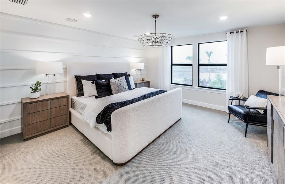 Furnished interior view inside a new home in Talon Preserve on Palmer Ranch, Nokomis (Image 18).