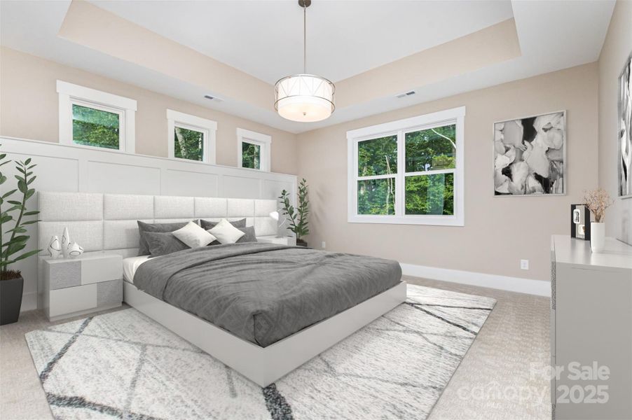 Primary Bedroom (staged)