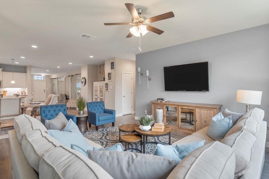 Furnished interior view inside a new home in , Justin (Image 9).