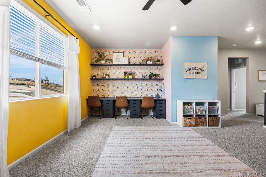 Furnished interior view inside a new home in Poudre Heights: The Alpine Collection, Windsor (Image 18).