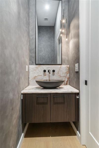 Furnished interior view inside a new home in , Atlanta (Image 9). Furnished interior view inside a new home in , Atlanta (Image 9).