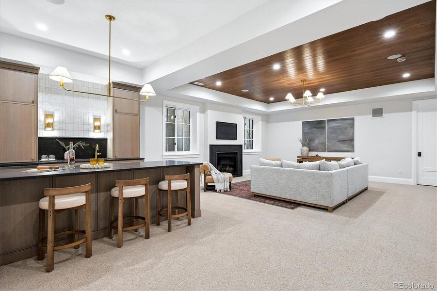 Furnished interior view inside a new home in , Denver (Image 34).