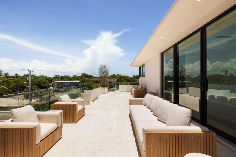 Exterior details and patio area of a home in , Delray Beach (Image 25).
