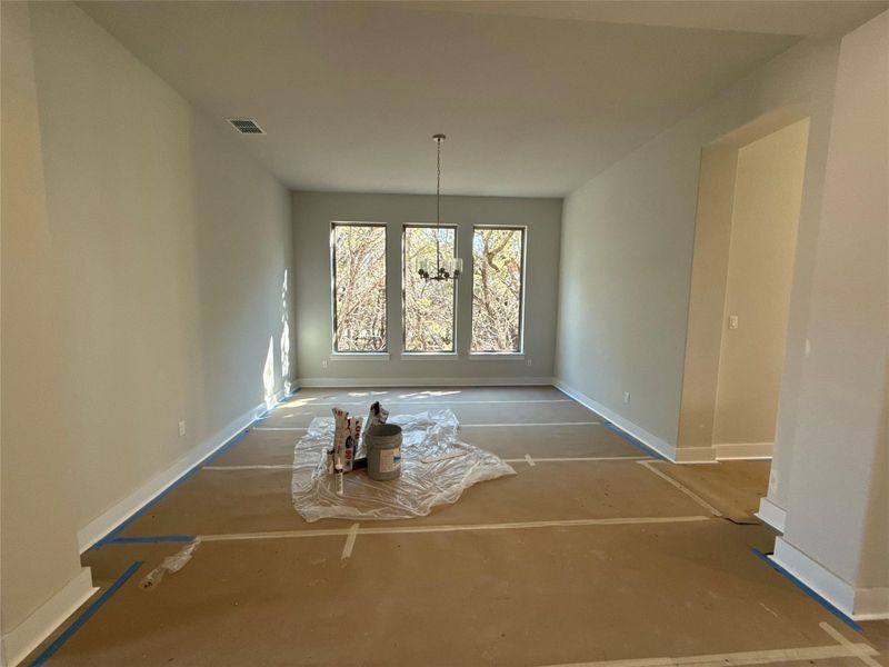 Dining Room with Large Windows