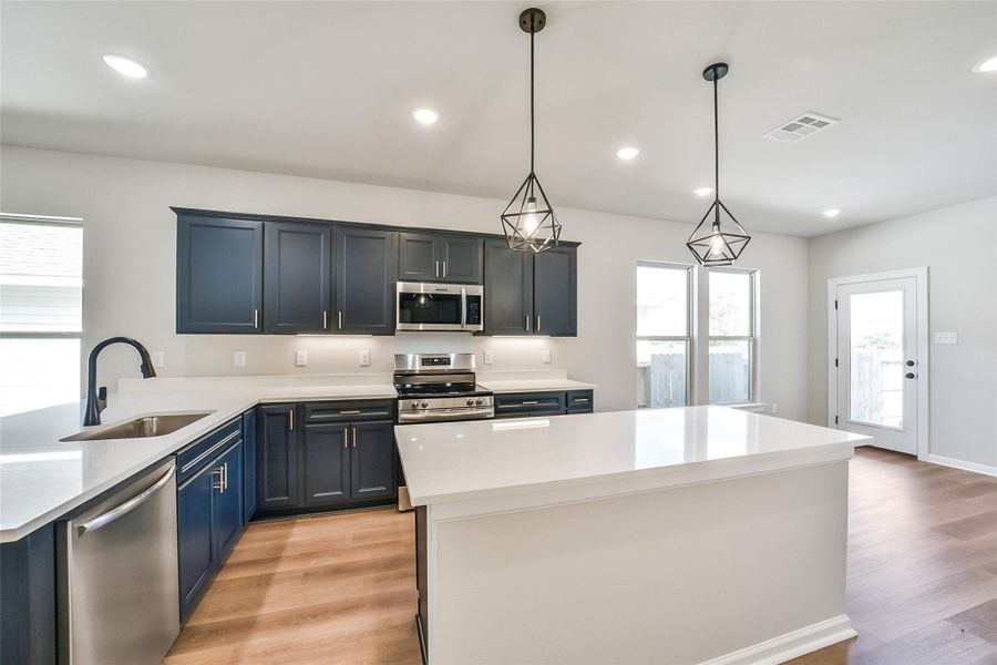 Furnished interior view inside a new home in Mostyn Springs, Magnolia (Image 11). Furnished interior view inside a new home in Mostyn Springs, Magnolia (Image 11).