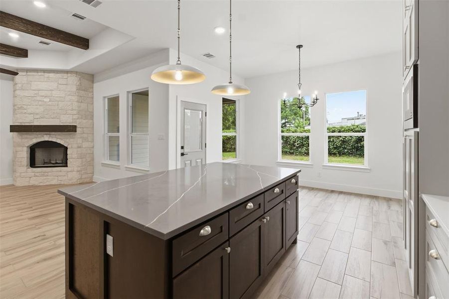 Furnished interior view inside a new home in , River Oaks (Image 9).