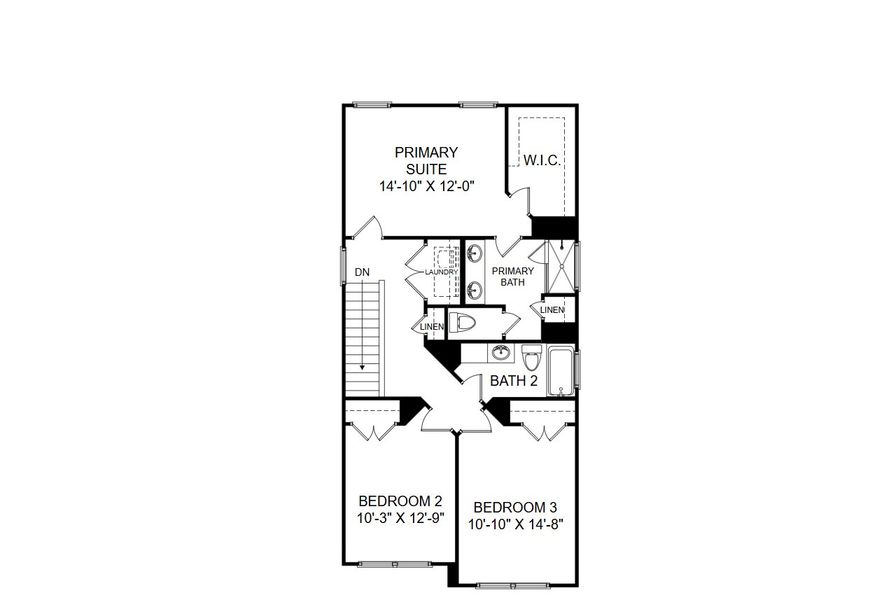 2D floor plan layout of this home in The Mill at Woodcreek Farms, Elgin, SC (Image 1). 2D floor plan layout of this home in The Mill at Woodcreek Farms, Elgin, SC (Image 1).