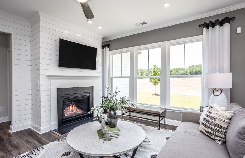 Furnished interior view inside a new home in Lewiston Meadows, Greensboro (Image 8).