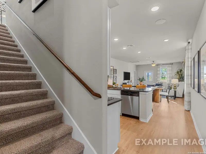 Furnished interior view inside a new home in Applewhite Meadows, San Antonio (Image 6). Furnished interior view inside a new home in Applewhite Meadows, San Antonio (Image 6).