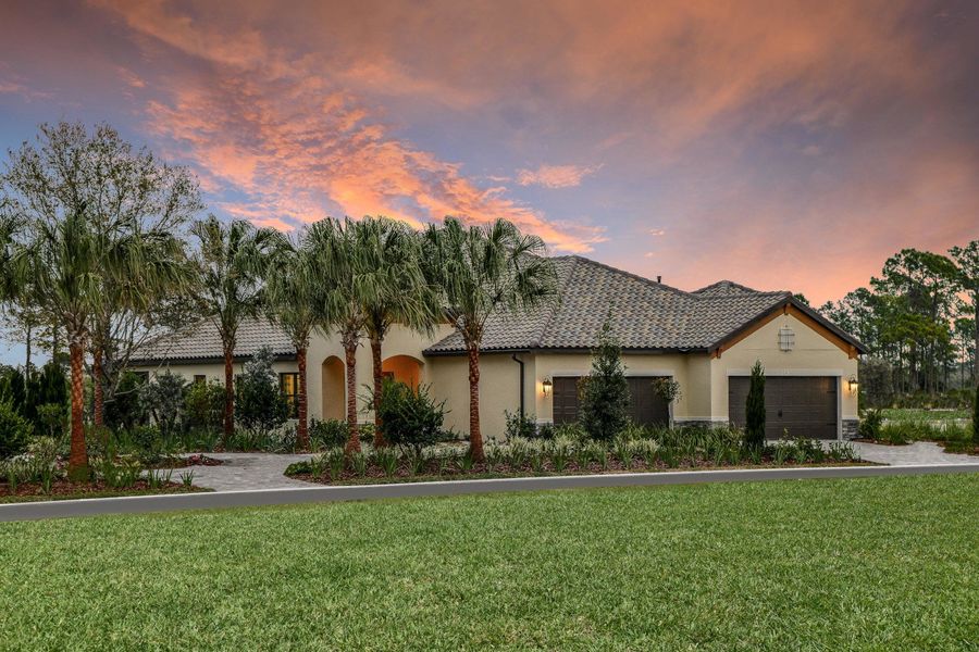 Representative exterior photo of a completed home built from the Crystal Sand 2 by Neal Communities in Vicenza, Venice, FL (Image 20).