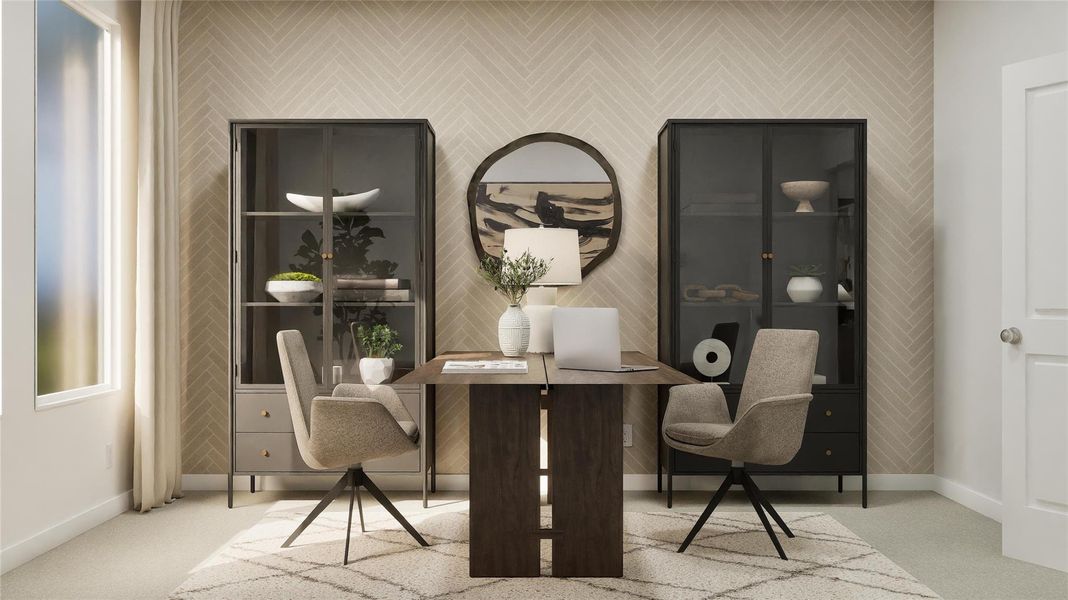 Furnished interior view inside a new home in Cotton Brook, Hutto (Image 23).