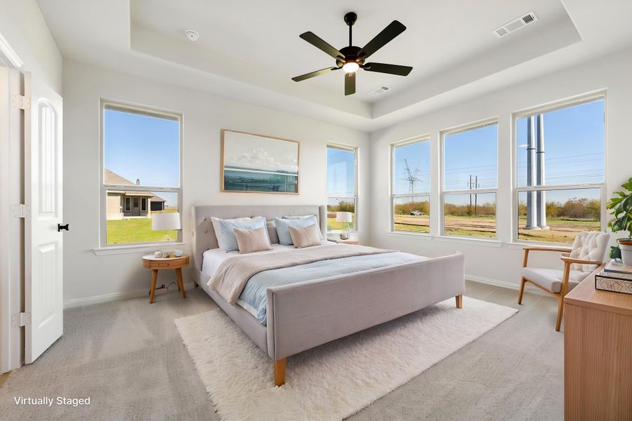 Furnished interior view inside a new home in Parker Heights, Valley View (Image 8). Furnished interior view inside a new home in Parker Heights, Valley View (Image 8).