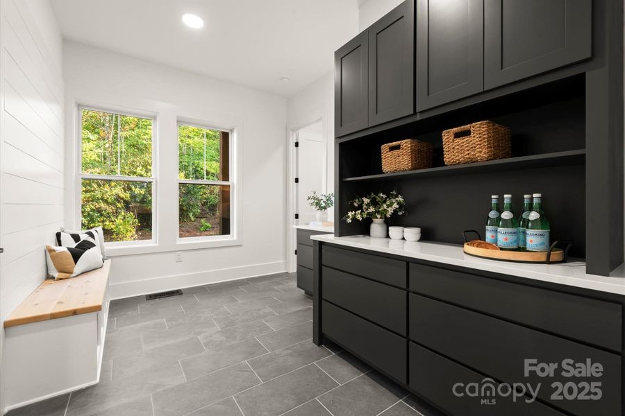 Furnished interior view inside a new home in , Cashiers (Image 8).