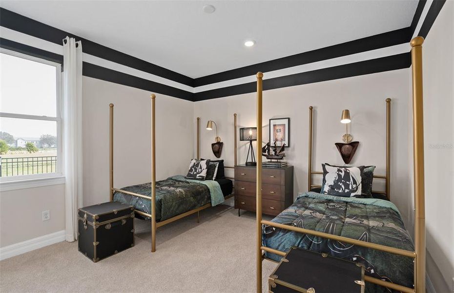 Furnished interior view inside a new home in Parkside Trails, Clermont (Image 22). Furnished interior view inside a new home in Parkside Trails, Clermont (Image 22).