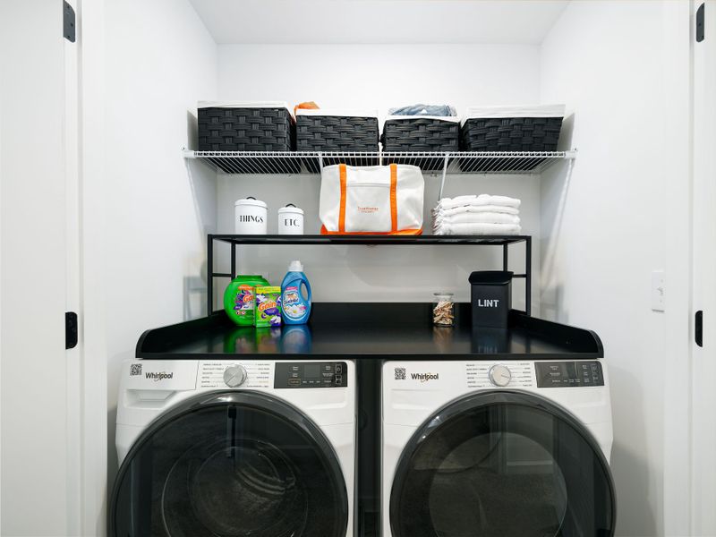 Close-up of interior finishes inside a home in Village at Reedy Creek Townhomes, Charlotte (Image 17).