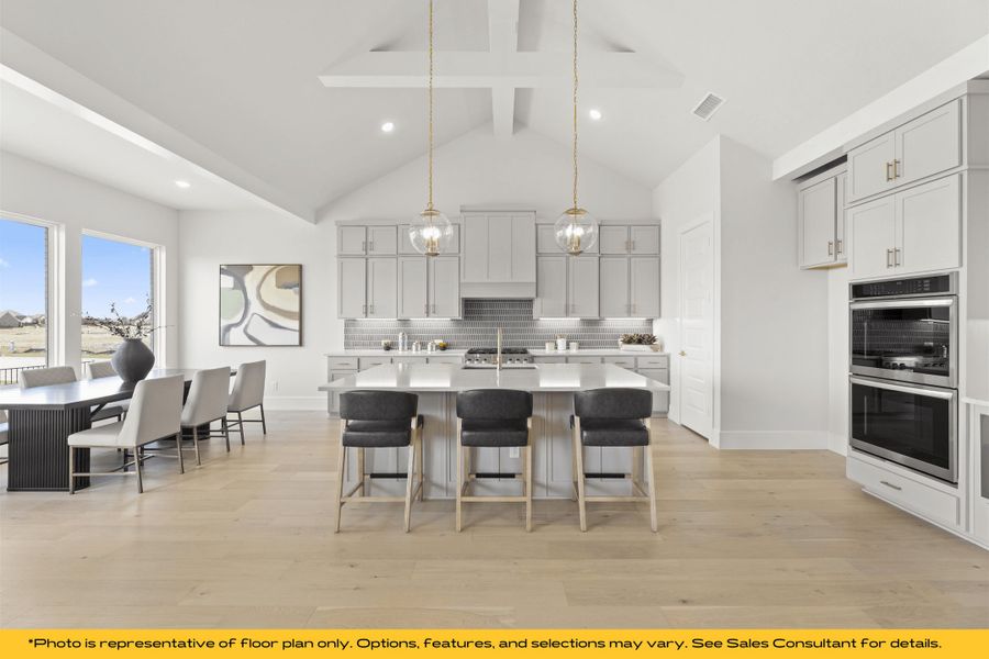 Representative furnished interior of a home built from the St Lucia by Stonefield Homes in Heath Golf and Yacht: Elegante' Series, Heath (Image 9).