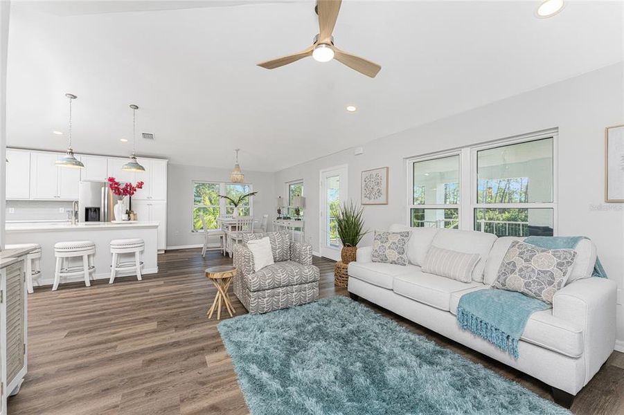 Furnished interior view inside a new home in , Port Charlotte (Image 11). Furnished interior view inside a new home in , Port Charlotte (Image 11).