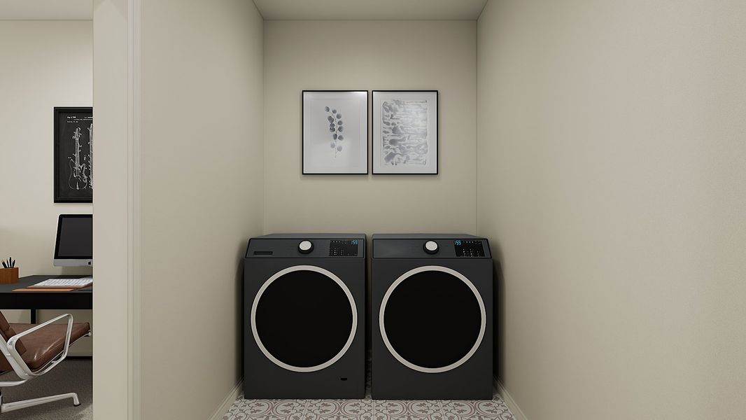 Representative furnished interior of a home built from the 1 by Tri Pointe Homes in Sugar Mill Village, Longmont (Image 25).