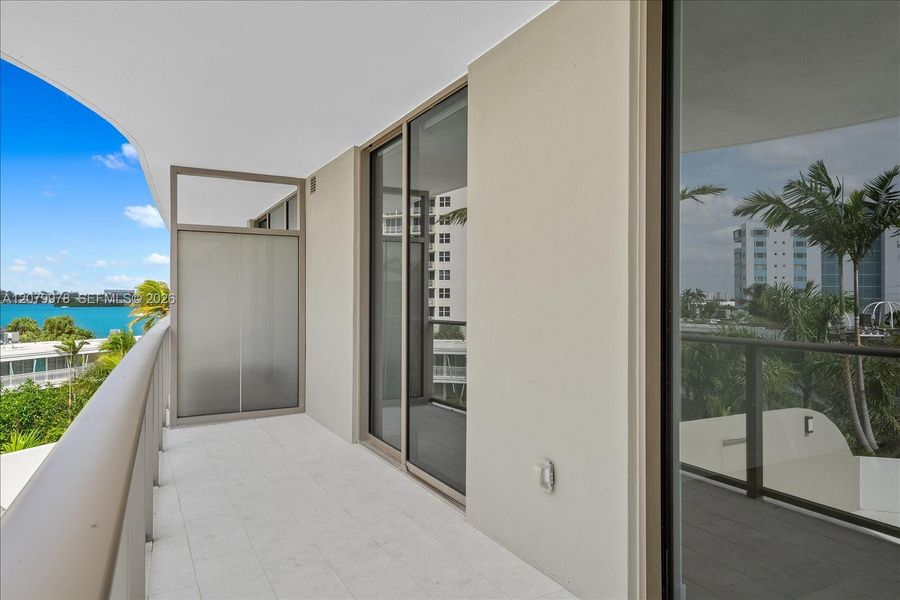 Exterior details and patio area of a home in Onda, Bay Harbor Islands (Image 21). Exterior details and patio area of a home in Onda, Bay Harbor Islands (Image 21).