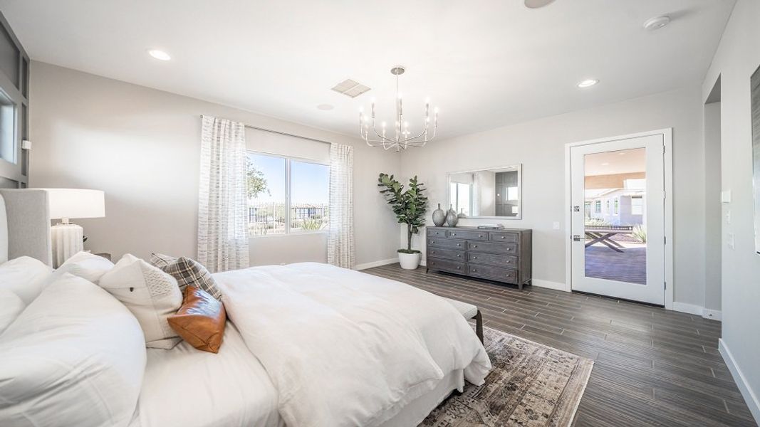 Furnished interior view inside a new home in Estrella, Goodyear (Image 29).