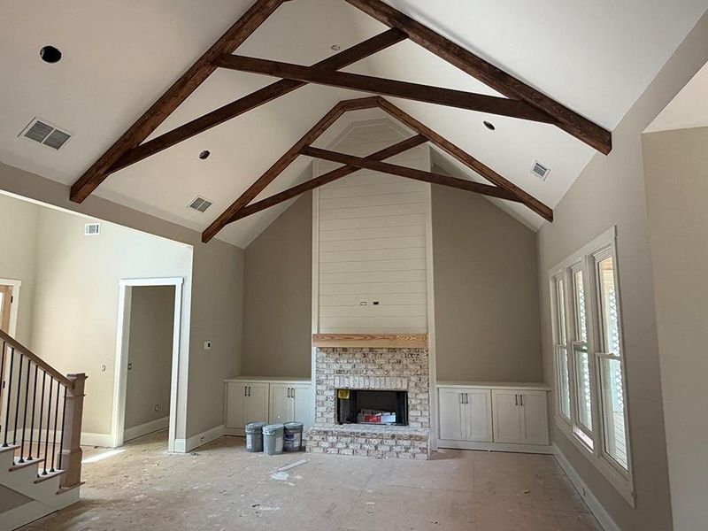 In-progress construction of a new home in , Canton, GA (Image 12).