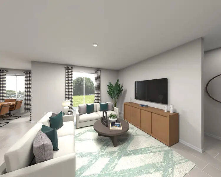 Furnished interior view inside a new home in Manor Oaks, Groveland (Image 4).