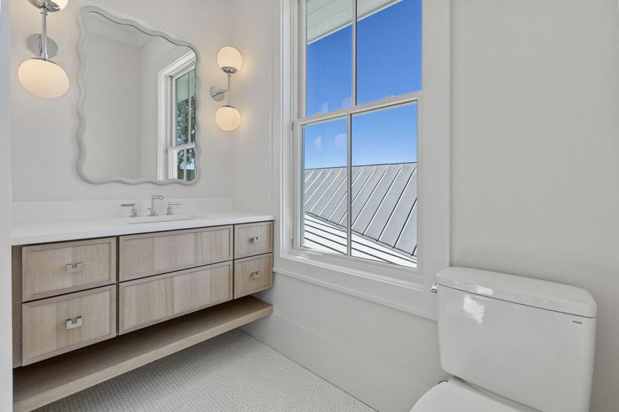 Furnished interior view inside a new home in , Charleston (Image 40).