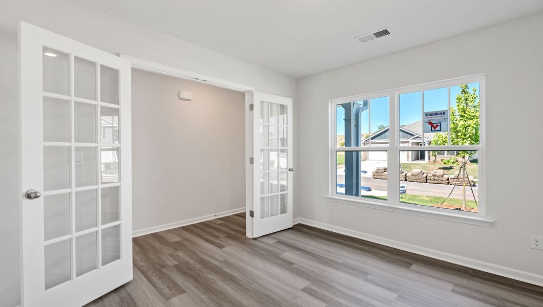 Spacious, unfurnished interior of a new home in Wildbrook Village, Waynesville (Image 11). Spacious, unfurnished interior of a new home in Wildbrook Village, Waynesville (Image 11).