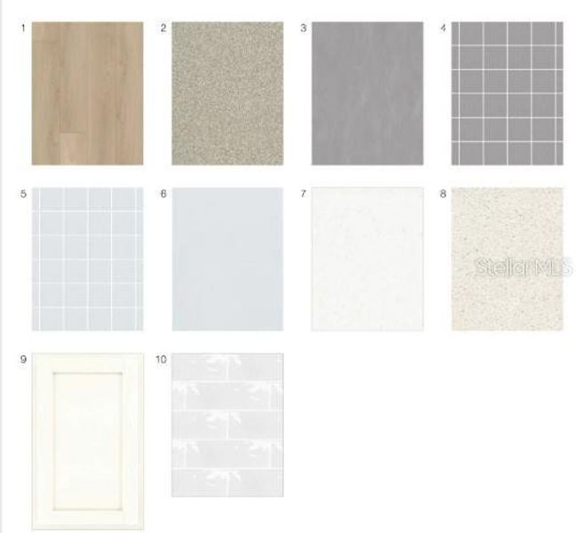 Sample of building materials used in homes in Esplanade at Azario Lakewood Ranch, Bradenton (Image 17).