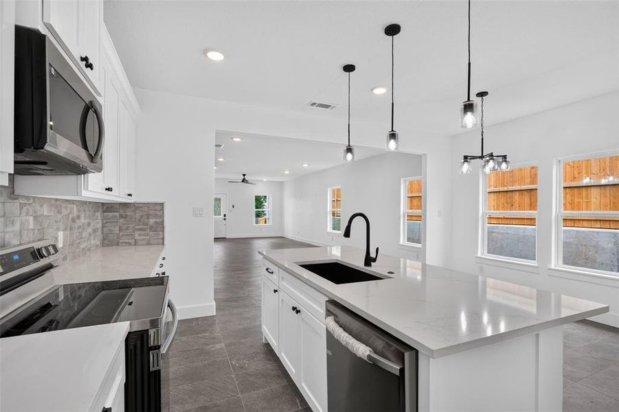 Furnished interior view inside a new home in , Fort Worth (Image 9).