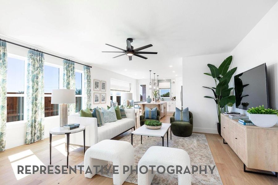 Furnished interior view inside a new home in Jubilee, Hockley (Image 11).