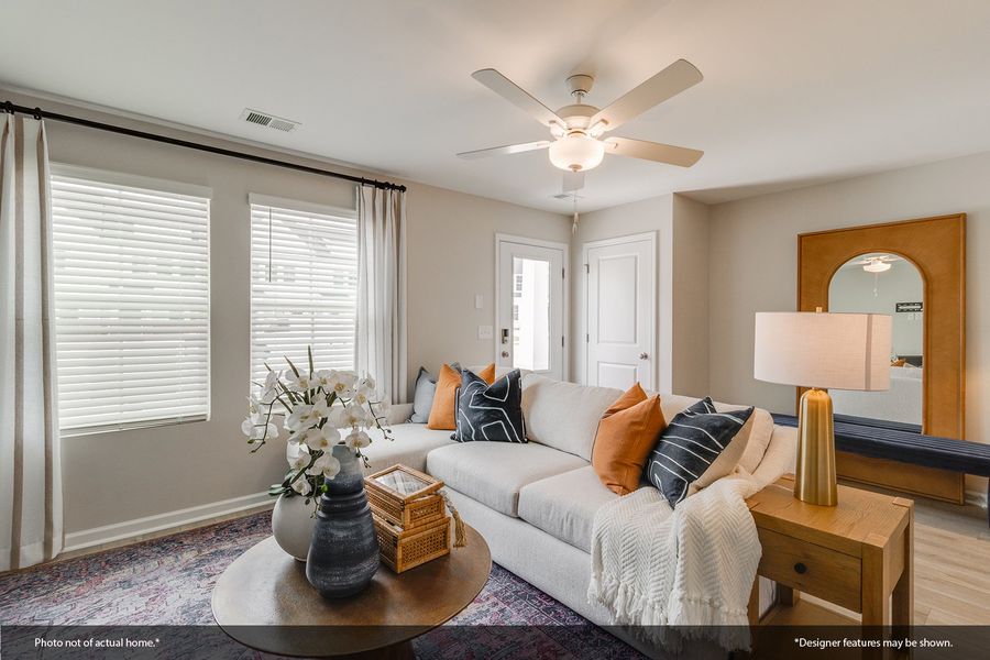 Furnished interior view inside a new home in Edwards Station, Taylors (Image 5).