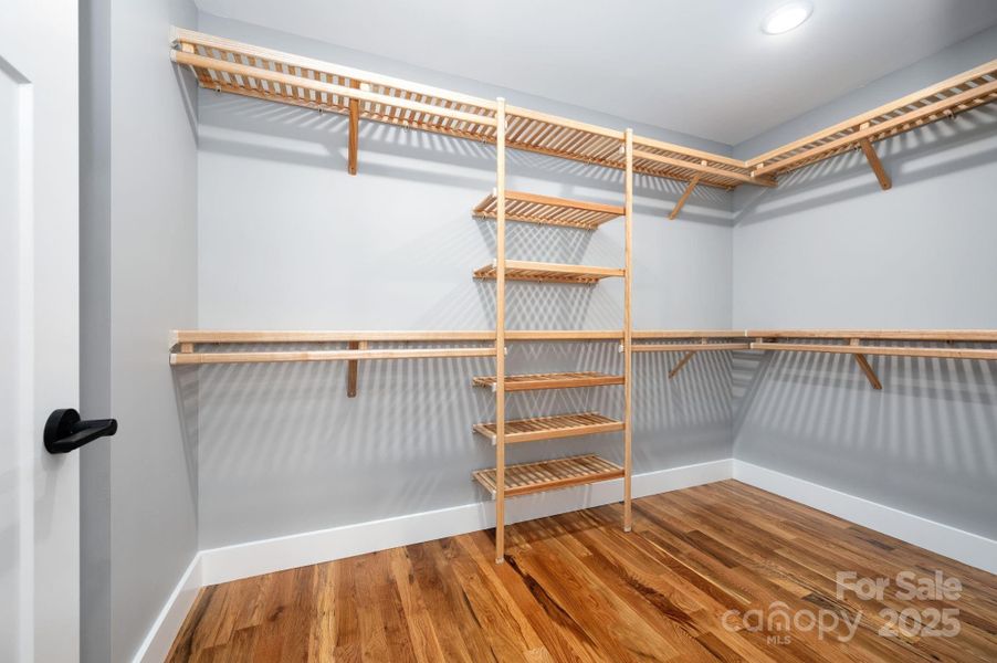 Walk-In Closet with Built-In Organization