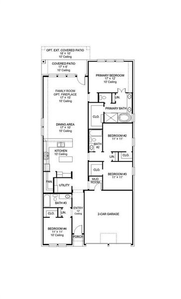 2D floor plan layout of this home in Devonshire, Forney, TX (Image 2). 2D floor plan layout of this home in Devonshire, Forney, TX (Image 2).