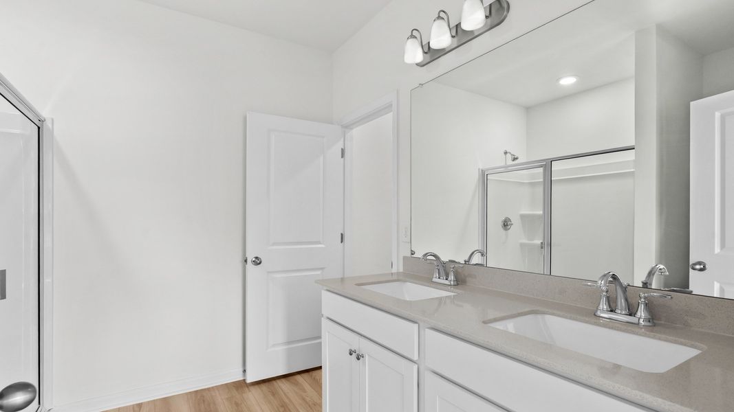 Representative furnished interior of a home built from the Boynton III by DRB Homes in Chestnut Farms, Longs (Image 20).