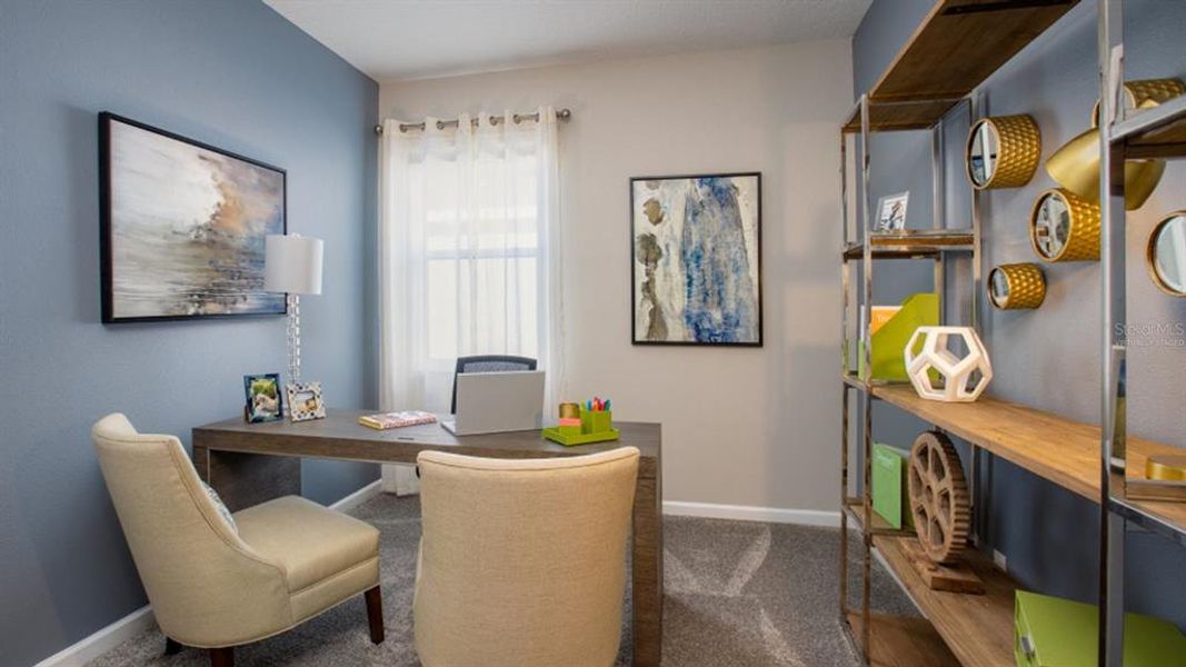 Furnished interior view inside a new home in Astonia: Estate Collection, Davenport (Image 9).
