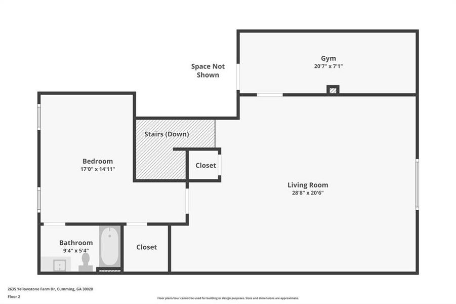 2D floor plan layout of this home in Yellowstone Farms, Cumming, GA (Image 6). 2D floor plan layout of this home in Yellowstone Farms, Cumming, GA (Image 6).