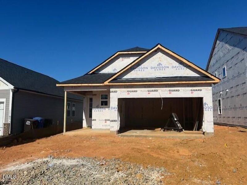 In-progress construction of a new home in Gregory Village, Lillington, NC (Image 27).