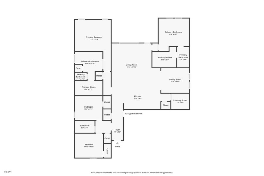 2D floor plan layout of this home in Railhead, Cedar Creek, TX (Image 4).
