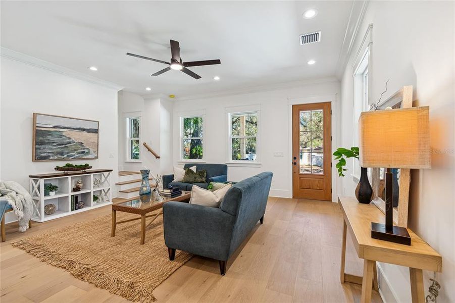 Furnished interior view inside a new home in , Tampa (Image 42). Furnished interior view inside a new home in , Tampa (Image 42).