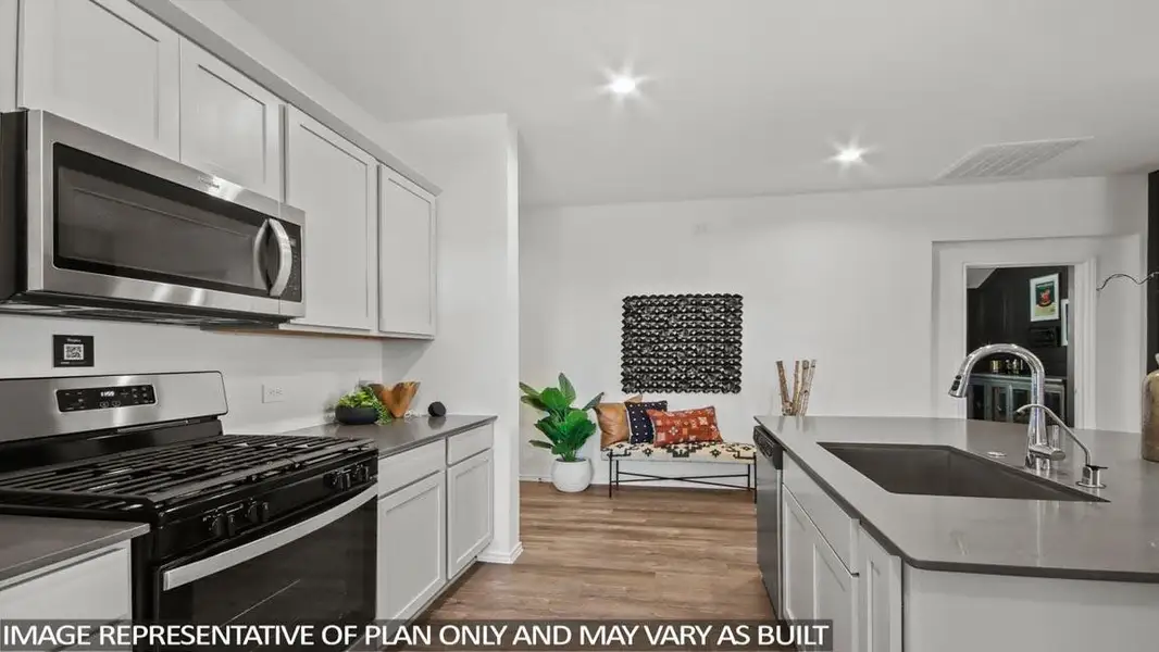 Furnished interior view inside a new home in Porters Mill, New Caney (Image 3).