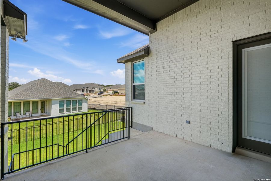 Exterior details and patio area of a home in Esperanza 50's, Boerne (Image 30).