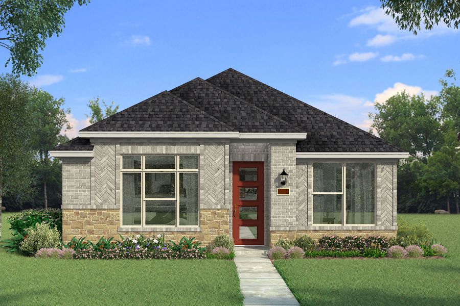 Representative exterior photo of a completed home built from the Brazos by Mattamy Homes in Arbors at Legacy Hills, Celina, TX (Image 2).