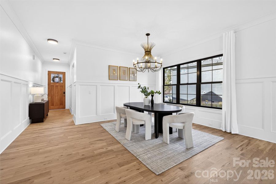 Furnished interior view inside a new home in , Charlotte (Image 34).