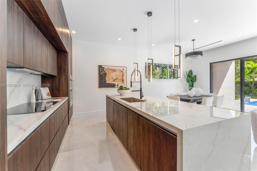 Furnished interior view inside a new home in , Fort Lauderdale (Image 25).