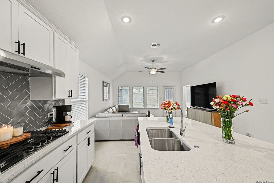 Furnished interior view inside a new home in The Parklands, Schertz (Image 10).