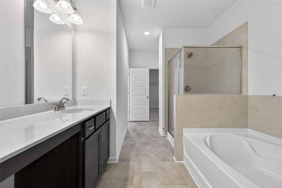 Furnished interior view inside a new home in Jameson Towns, Villa Rica (Image 6).