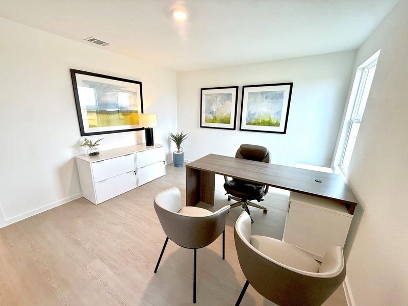 Furnished interior view inside a new home in The Grand Prairie, Hockley (Image 9).