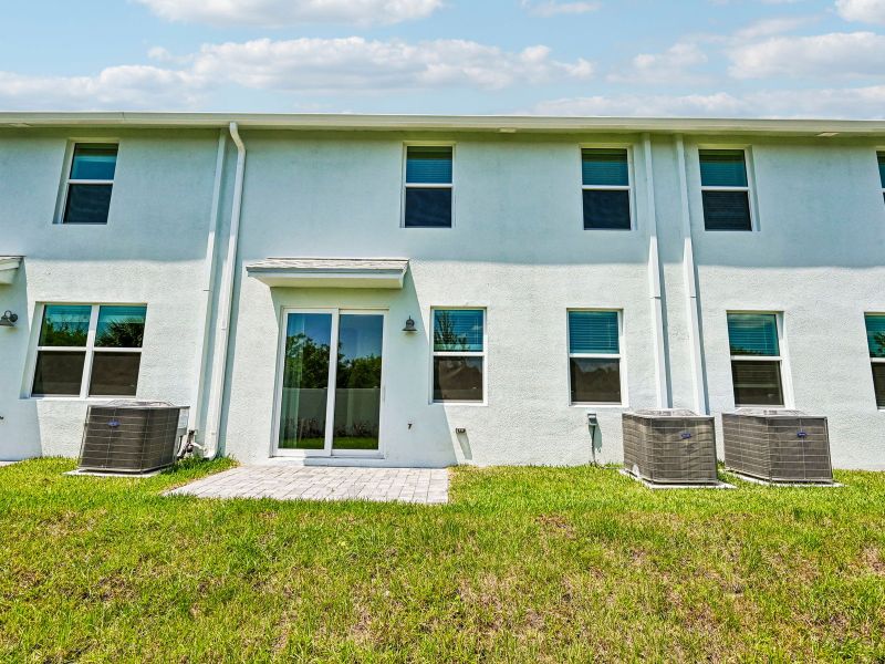 Exterior details and patio area of a home in Tidewater, Fort Pierce (Image 18).