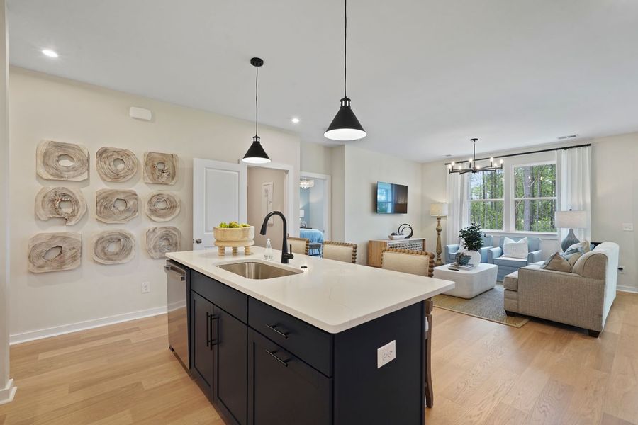 Kitchen Island Overlooking Family Room Kitchen Island Overlooking Family Room
